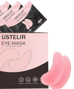 lot 997 image: 2-Pack USTELIR Under Eye Patches, Eye Mask for Dark Circles, Puffy Eyes, Undereye Bags,Wrinkles,Eye Mask Patches with Rose, Eye Treatment Skin