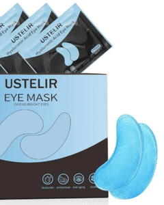 lot 998 image: 2-Pack USTELIR Under Eye Patches for Dark Circles, Puffy Eyes, Undereye Bags,Wrinkles,Eye Mask Patches with Hyaluronic Acid, Eye Treatment Skin Care