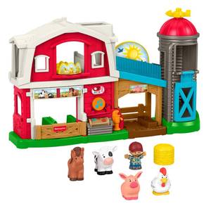 Fisher-Price Little People Farm Animals JGX08 Music and Learning Set, Role Play, Children from 1 Year Old, Multilingual Version, JGX08 - Retail: $70
