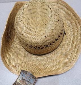lot 3335 image: Dorfman Pacific Global Trends Straw Sun Hat