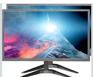 lot 4849 image: 19 inch HD (1440 x 900) Monitor 2PACKS, 75Hz Refresh Rate, HDMI x1, Small Thin Monitor for laptops, Computers and desktops,LED Display, VGAHDMI Connection.VESA75