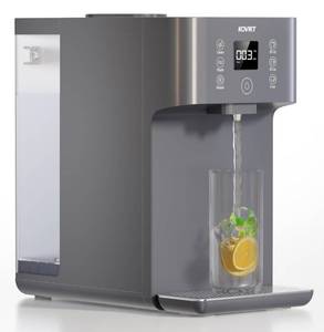 lot 4880 image: Countertop Reverse Osmosis Water Filter, 41 Pure to Drain, 8 Stage RO Filtration System, Portable Water Purifier, No Installation Required, Silver Gray
