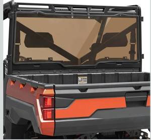 lot 4905 image: KEMIMOTO Hard Coated Tinted Rear Window, Pre-installed Back Windshield Compatible with Polaris Ranger XP 1000Crew 2017-2026, Polaris Ranger 1000Crew 2020-2026, Ranger XP 900Crew 2013-2019