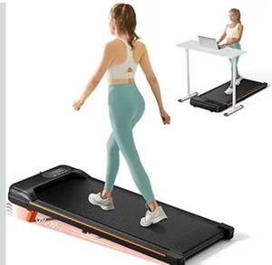 lot 4907 image: Walking Pad, Under Desk Treadmill with Incline for Home Office 2.5HP Portable Walking Treadmill with 265 Lbs Weight Capacity Walking Machine, Remote Control, LED Display