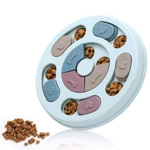lot 4920 image: DR CATCH Dog Puzzle,Dogs Food Toys for IQ Training & Mental Enrichment,Dog Treat Puzzle(Blue)