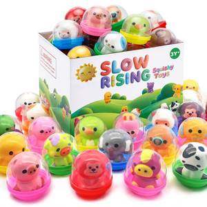 lot 4970 image: 30 Packs Squishy Animals with Capsules, Easter Basket Stuffers, Slow Rising Stress Relief Toys, Party Favors, Birthday Gifts, Classroom Rewards, Travel & Claw Machine Toys