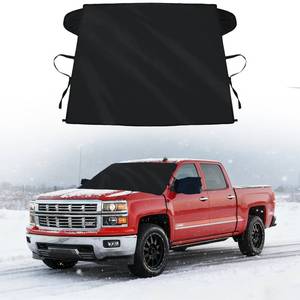 lot 5046 image: SLOGENTO Windshield Cover for Ice and Snow for Chevy Silverado 1500 3500 2019-2025 2026, Windshield Snow Cover Oxford Fabric Frost Cover Waterproof All Weather Windshield Frost Cover for Trucks