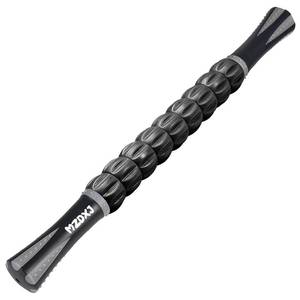 lot 5066 image: MZDXJ Muscle Roller Massage Roller Stick- Deep Tissue Fascia Blaster for Myofascial Pain Relief, Lymphatic Drainage & Body Sculpting, Handheld Physical Therapy & Recovery Tool (Gray black-18 inch)