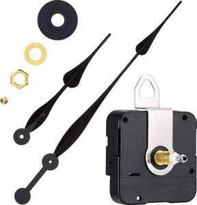 lot 5111 image: Hicarer High Torque Quartz Long Shaft Clock Mechanism Replacement with 12 Inch Long Spade Hands Clock Movement Replacement Motor for DIY