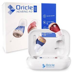 lot 5148 image: Oricle Standard 2.0 Hearing Aids for Seniors - Oricle Hearing Aids for Adults with Advanced Noise Cancellation - Easy Volume Control with Portable Charging Case