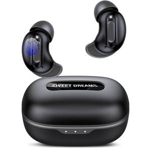lot 5168 image: Sleep Earbuds, Mini ANC Wireless Earbuds Bluetooth 5.4 Headphones Deep Bass Stereo, 48H Playtime Ear Buds, 4 ENC Noise Cancelling Mic, In Ear IP7 Waterproof Earphones for Side Sleepers,Touch Control