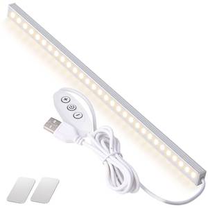 lot 5194 image: DWEPTU USB Powered Under Cabinet Lighting, 12 Tool-Free Mount Dimmable LED Strip for Pantry & Workspace