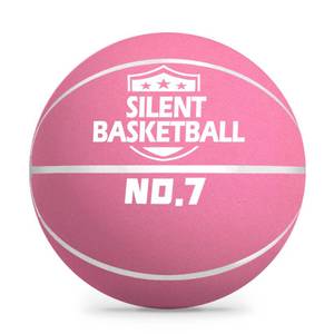 lot 5225 image: Lintriguingly Upgraded Silent Basketball Size 7 - Indoor Noiseless Airless Foam Basketball Heavier &amp Improved Bounce for Real-Like Dribbling Dribble Dream Training Ball with Soft Soundless Bounce-Pink