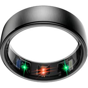 lot 5240 image: EOGBM Smart Health Ring Sleep Health Tracker for Women Men with Heart Rate, Blood Oxygen, Sleep Monitor, Steps,Calories, 5ATM Waterproof for iPhoneAndroid, No Subscription Fee(Black, 9#)