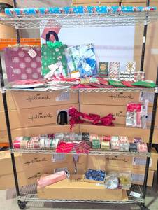 lot 63 image: Christmas Gift Wrap Collection Including Hallmark Wrapping Sets  - Retail $525