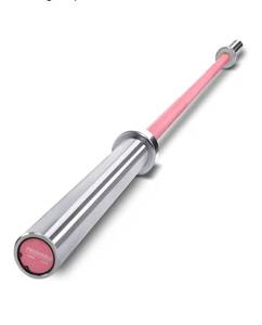 lot 16463 image: PROOFGOLD 6.6ft Olympic Barbell Bar,35Lb(15kg) Womens Barbell,Bench Press Bar for Squats and Deadlifts,2 Inch Olympic Weight Bar for Home Gym,500LB700LB - Retail $128