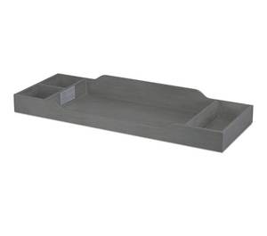 lot 16505 image: Sorelle Furniture Changing Table Topper for Dresser, Dressing and Diaper Changing Solution for Baby Dresser, Nursery Furniture-Grigio - Retail $107
