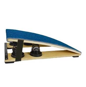 lot 16509 image: Blue Spring Assisted Springboard Spring Boards for Children Wooden Spring Pedal Elastic Board for Athletics Training - Retail $131