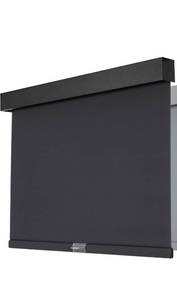 lot 16545 image: Persilux Blackout Roller Blinds for Indoor Windows, Cordless Roller Shades with Valance, Thermal Insulated Fabric Window Shades & Blinds, UV Protection Shades for Home and Bedroom (Black,65W x 72H) - Retail $122