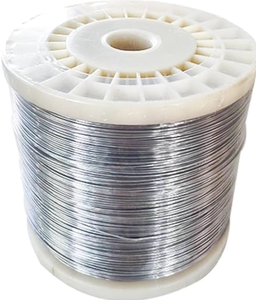 lot 8458 image: industrial spool of metal wire alloy  - Retail $0
