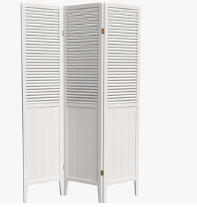 lot 8467 image: 3 panel rustic wood divider for roomkitchen - Retail $0