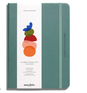 lot 2072 image: Anecdote Work Smarter 52-Week Workflow Planner 2025-2026