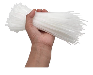 lot 2202 image: Zip Ties 8 Inch��500 Packs Nylon Cable Ties Heavy Duty Outdoor -White
