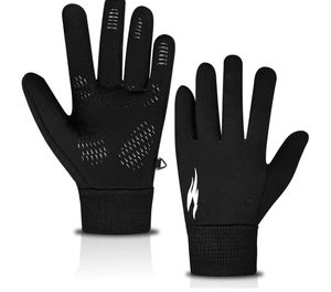 lot 2362 image: WESTWOOD FOX Winter Thermal Gloves Windproof Running Gloves Touch Screen Warm Anti Slip Silicone Cycling Gloves for Men Women,Elastic Cuff for Driving, Ski Running Football Sports