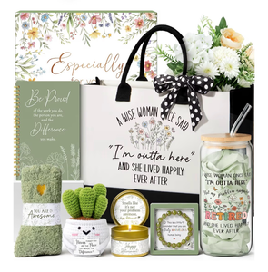 lot 2373 image: Happy Retirement Gift for Woman 2026, Funny Retirement Gifts for Women Coworkers, Cool Retired Gifts for Retirees Women Boss Teacher Nurse Mom Grandma Friends, Farewell Leaving Gift w Canvas Tote Bag