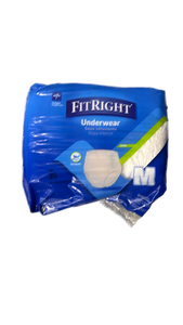 lot 9997 image: FitRight Extra Protective Underwear  Adult Disposable Underwear  Moderate Absorbency  Fits Waist 28 - 40   Medium  20 Count