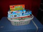 Laundry Basket Full of Board Games