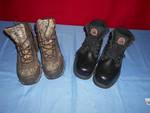 Pair of Men's Lace Up Boots 7.5 & 8.5