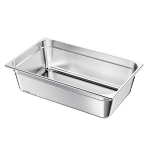 lot 63163 image: VEVOR 1 Pack Stainless Steam Hotel Pan, Full Size Table Steam Pan, 6 Inch Deep Anti Jam Restaurant Supplies Reusable Rustproof Catering Storage for Home, Party, Restaurant, Hotel, Buffet