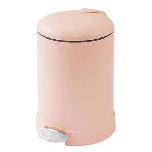lot 61005 image: Glad Small Trash Can, 1.2 Gallon  Round Stainless Steel Garbage Bin with Soft Close Lid & Step Foot Pedal  Metal Waste Basket with Removable Inner Bucket, Rust