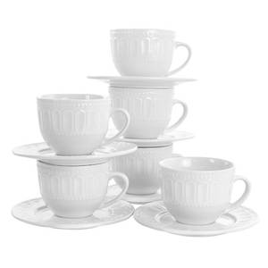 lot 61019 image: Elama Charlotte 6 Piece Mug Set in White