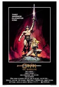 lot 62037 image: Conan the Barbarian Movie Poster Print (27 x 40)