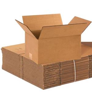 lot 62048 image: BOX USA Shipping Boxes 12L x 9W x 6H, 25-Pack Small Corrugated Cardboard Boxes for Shipping, Mailing, Packing, Packaging and Storage