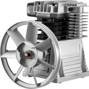 lot 62051 image: VEVOR Air Compressor Pump, 3HP 11 CFM, Industrial Compressor Head Pump Motor, 1300RPM High-Spped Single Stage Twin Cylinder Aluminum Air Compressor Head Piston Style Splash Lubrication Pump