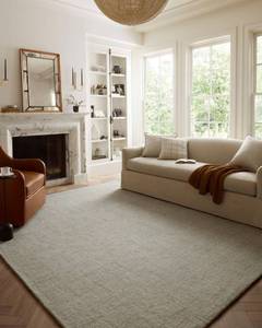 lot 62056 image: Loloi Chris Loves Julia Polly Collection POL-09 FogWheat 2-3 x 3-9 Accent Rug