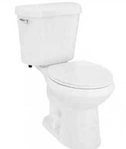 Glacier Bay 12-inch Two-Piece Round Toilet