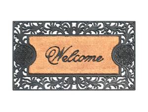 lot 16006 image: A1HC Natural Coir and Rubber Door Mat, 23 x 38, Thick Durable Doormats for Indoor Outdoor Entrance, Heavy Duty, Thin Profile Door Mat, Easy to Clean, Long Lasting, Front Door Entry Doormat