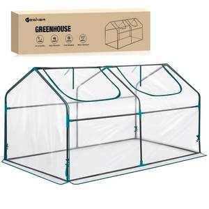 lot 16008 image: Yesker Mini Greenhouse 71x36x36 Portable Small Green House for Indoor Outdoor Greenhouses with PVC Cover Compact Greenhouses Kit for Winter Gardening Balcony Patio Outside Backyard Plant Protection