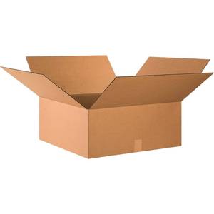 lot 13051 image: BOX USA Moving Boxes Large 24L x 24W x 10H 10-Pack, Cardboard Box for Shipping, Moving, Mailing, Packing, Packaging and Storage