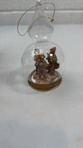 lot 105 image: Fontanini Three Shepherds Blown Glass Christmas Ornament #56185