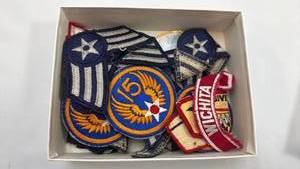lot 106 image: WWII US Army Air Force 5th Air Force Wichita Patch Set