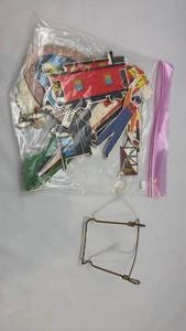 lot 112 image: Wire Display Stand with Train Scene Cut-Outs