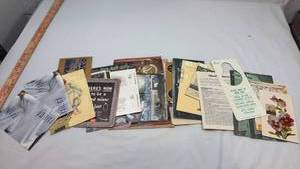 lot 116 image: Mixed Paper Ephemera Lot - Documents and Prints