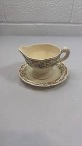 lot 151 image: Floral Pattern Tea Cup and Saucer Set