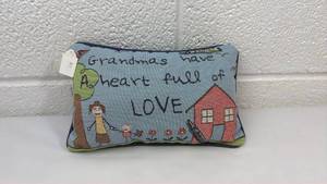 lot 42 image: Grandmothers Love Decorative Throw Pillow