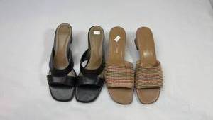 lot 47 image: Naturalizer Womens Slide Sandals Bundle